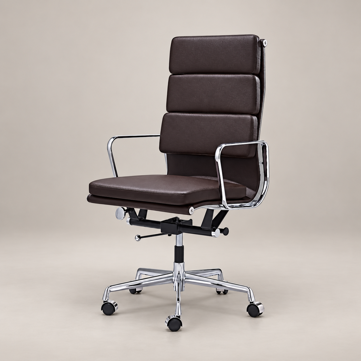Buy Eames High Back Soft Pad Office Chair EA219 - Dark Brown