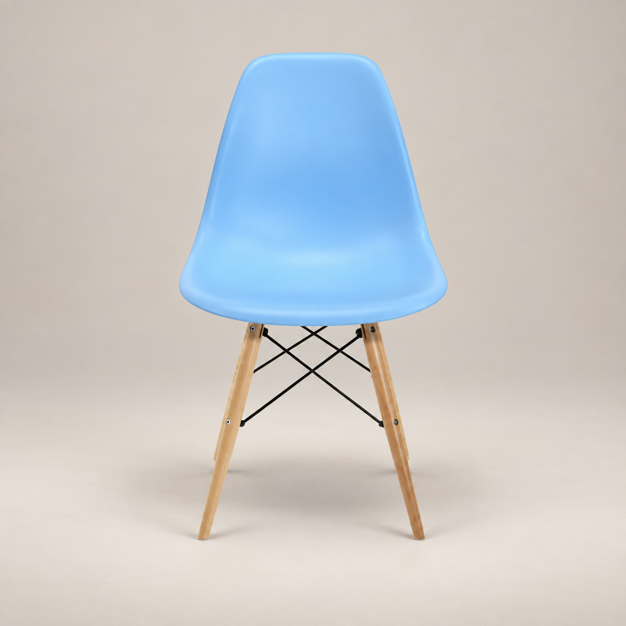 Eames Silla auxiliar de comedor - DSW | Azul claro