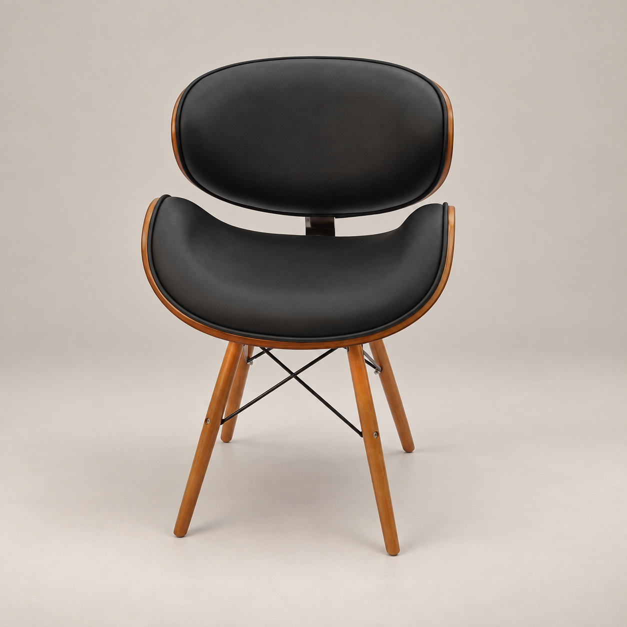 Buy Eames Dining Side Chair - DSW Faux Leather | Black
