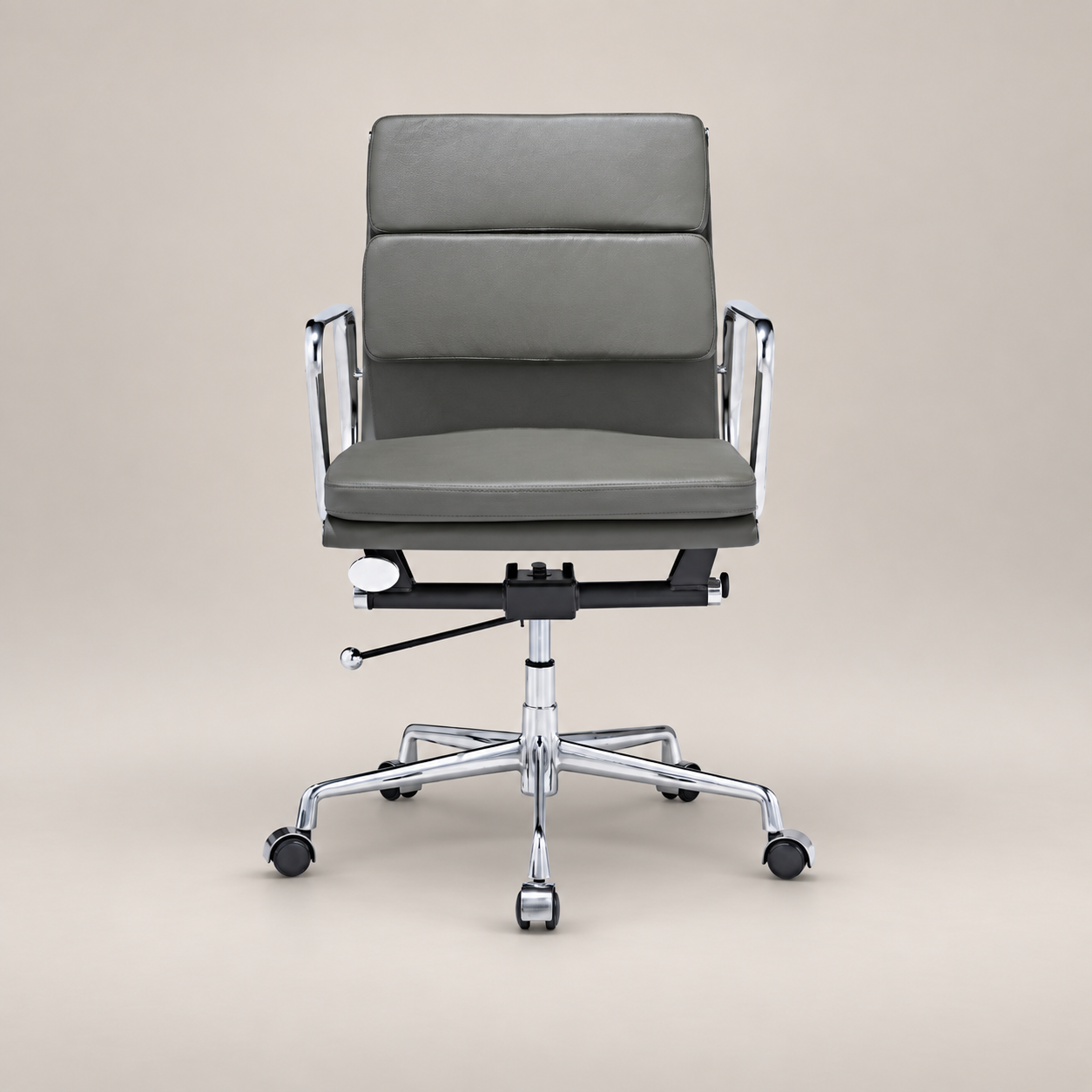 Buy Eames Low Back Soft Pad Office Chair EA217 - Dark Grey