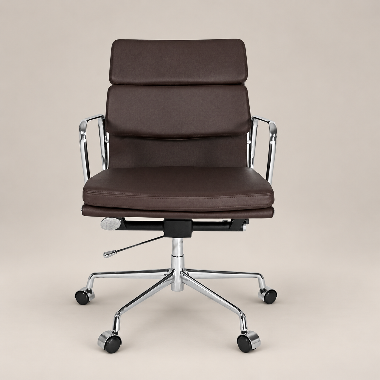 Buy Eames Low Back Soft Pad Office Chair EA217 - Dark Brown