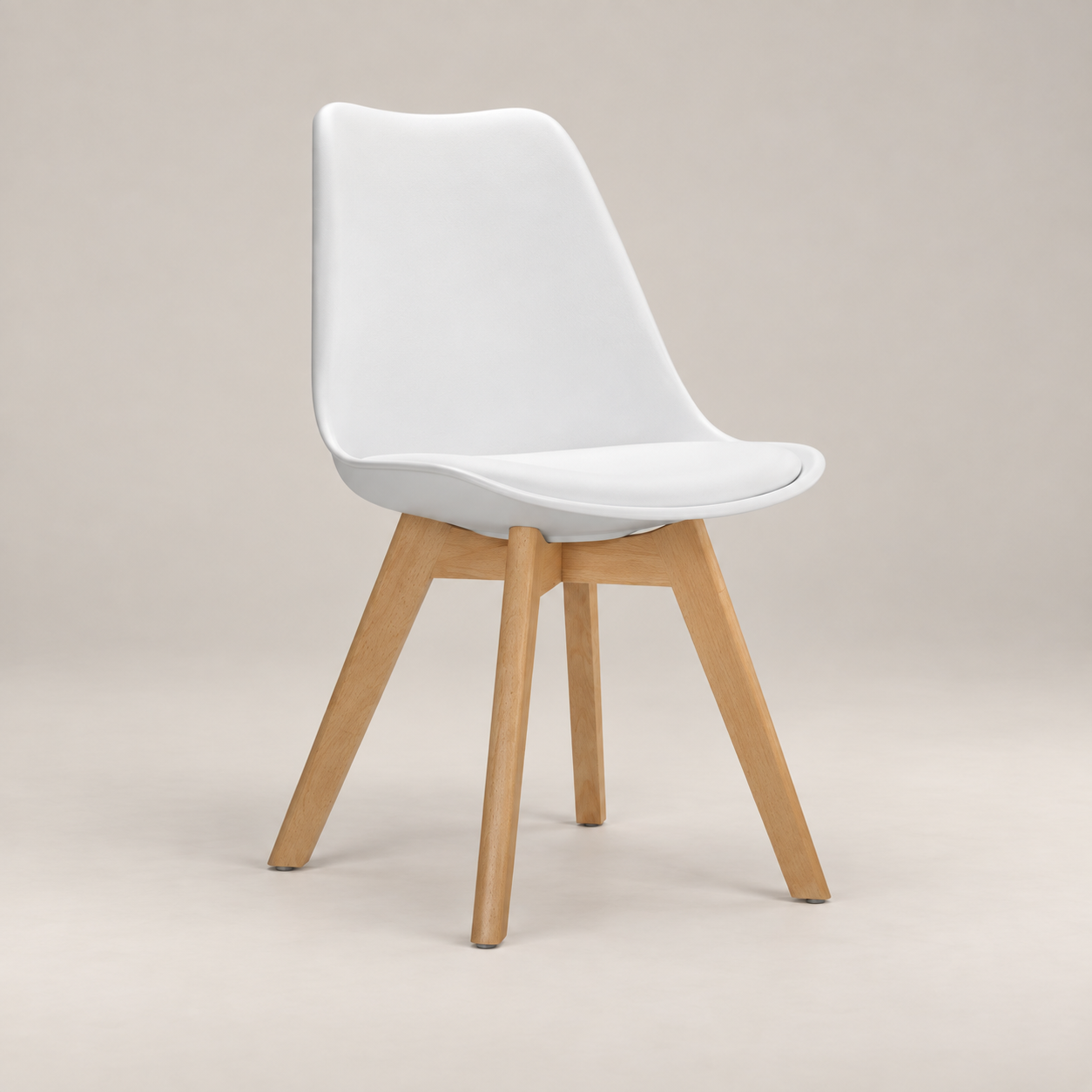 Modern Tulip Chaise de Salle à Manger - Blanc | Design Iconique pour un Mode de Vie Moderne
