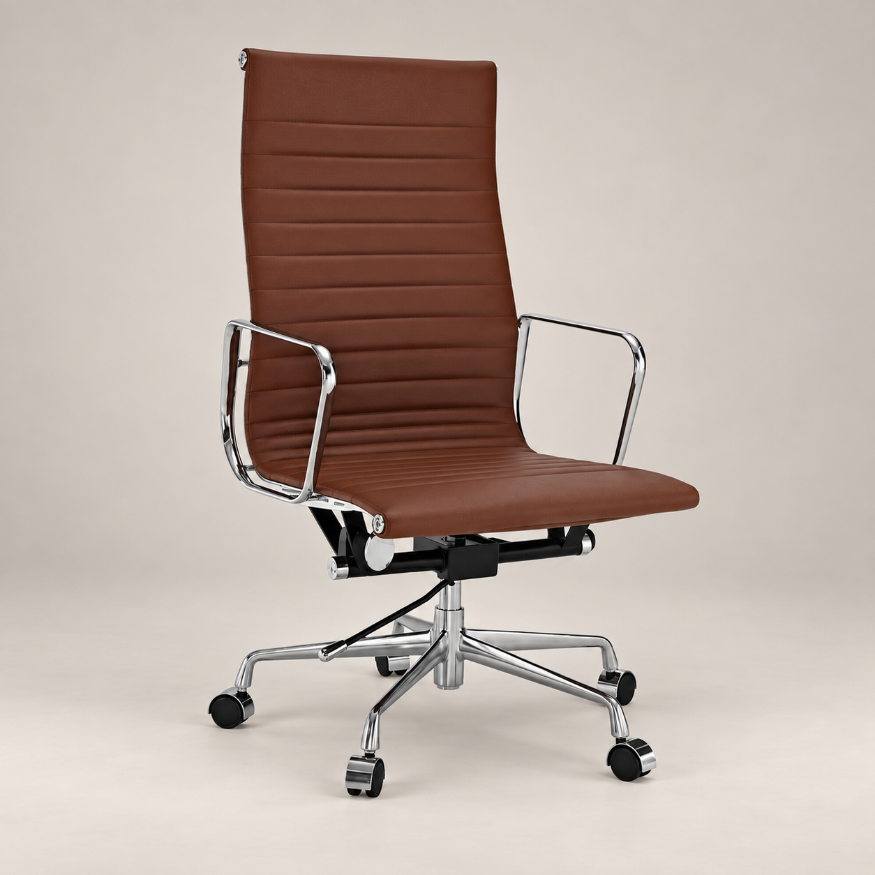 Eames High Back Ribbed Office Chair EA119 – Wit