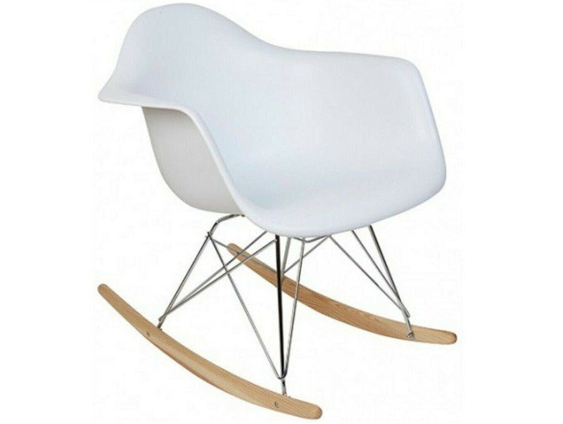 Eames Rocking Arm Chair - RAR | White