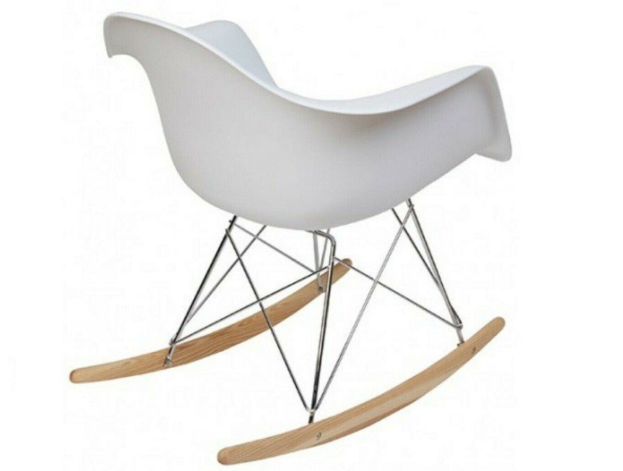 Eames Rocking Arm Chair - RAR | White