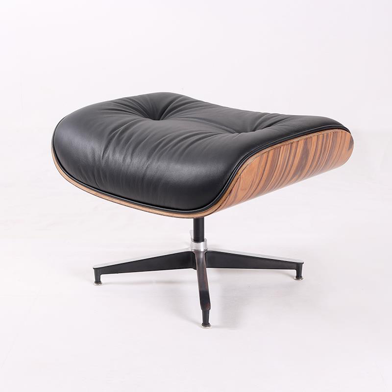 Eames Lounge Chair Replica: Rosewood & Black