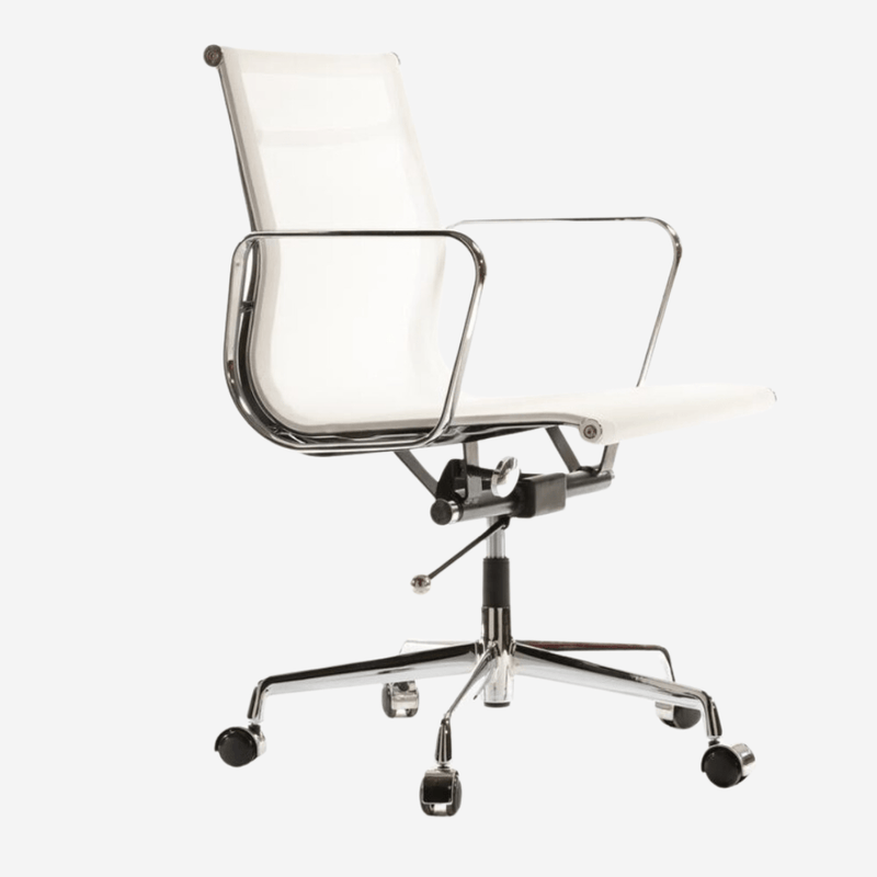 Eames Mesh Low Back Office Chair EA117 | White