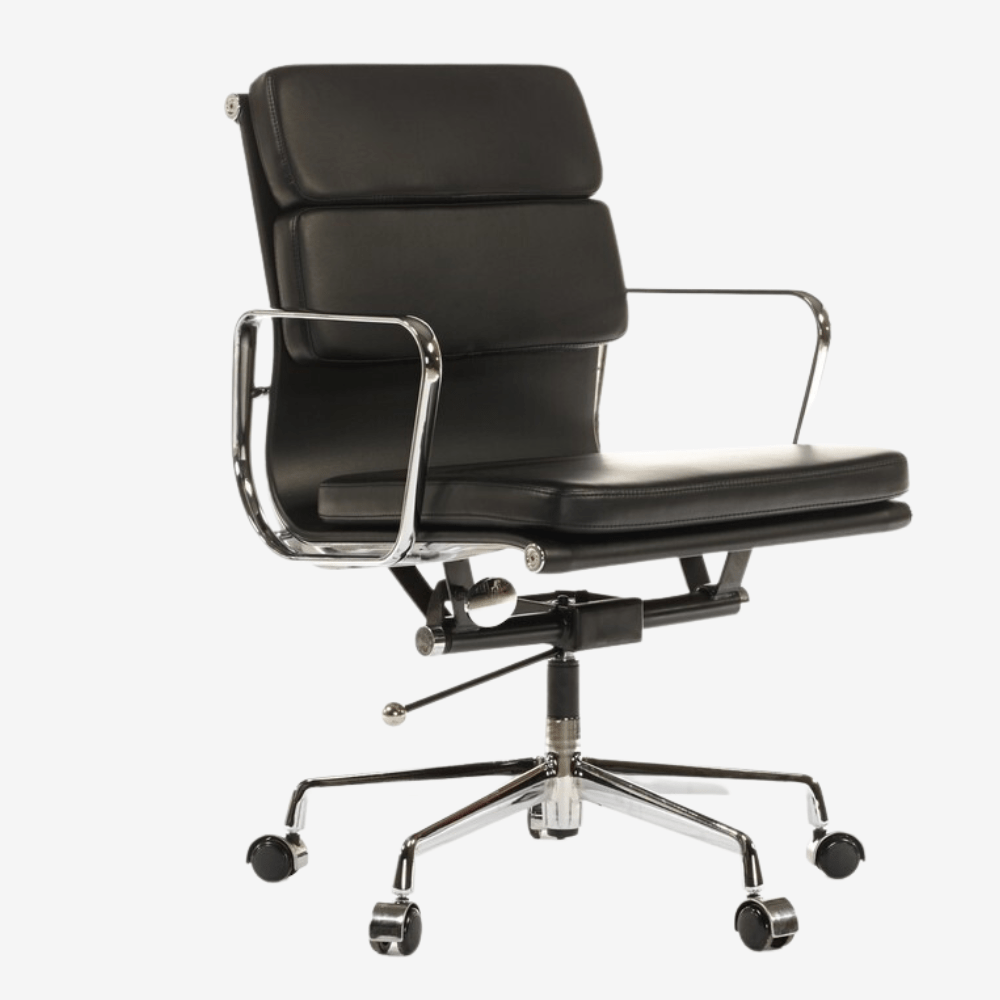 Eames Low Back Soft Pad Office Chair EA217 - White