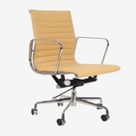 Eames Low Back Ribbed Office Chair EA117  – Cream
