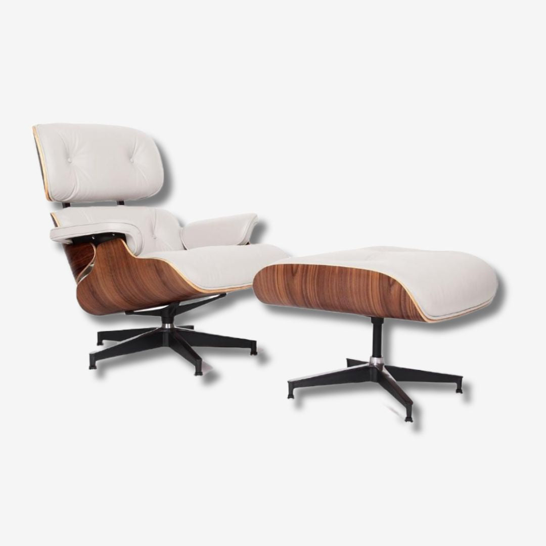 Eames Lounge Chair & Ottoman – Walnut Wood | Dark Brown
