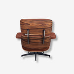 Eames Lounge Chair Replica: Rosewood & Black