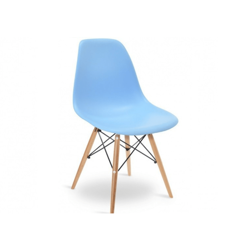 Eames Dining Chair: Blue DSW Side Chair