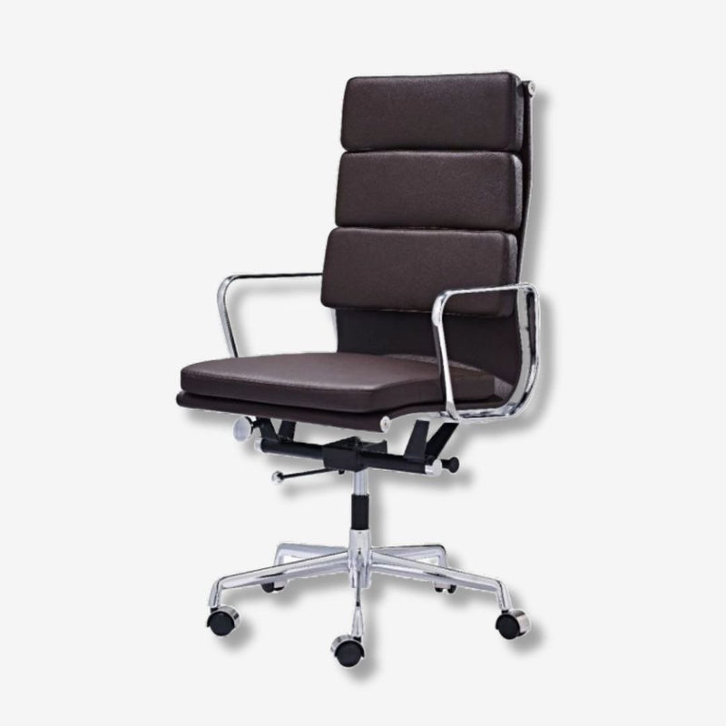 Eames High Back Soft Pad Office Chair EA219 - Dark Brown