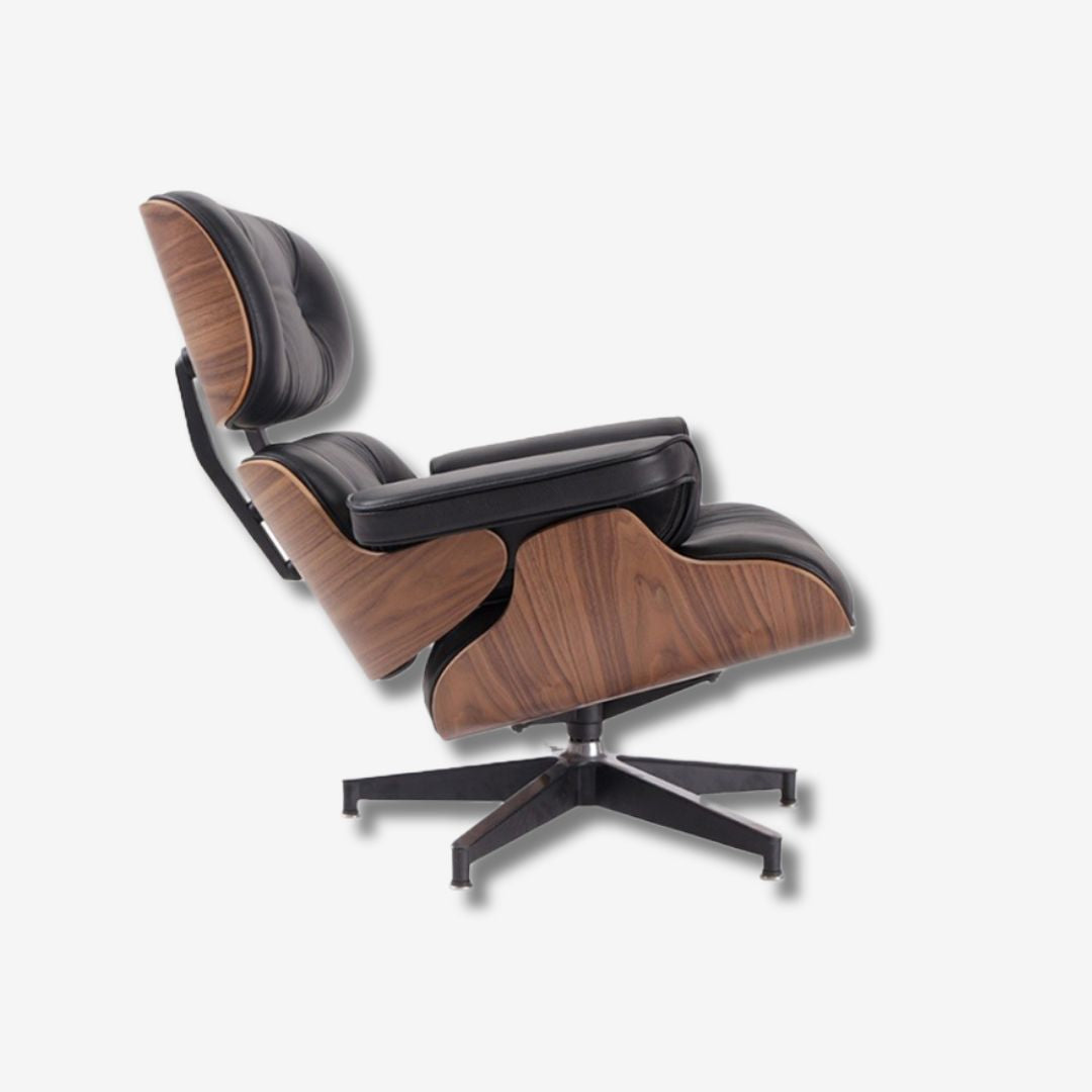 Eames Lounge Chair & Ottoman – Walnut Wood | Black