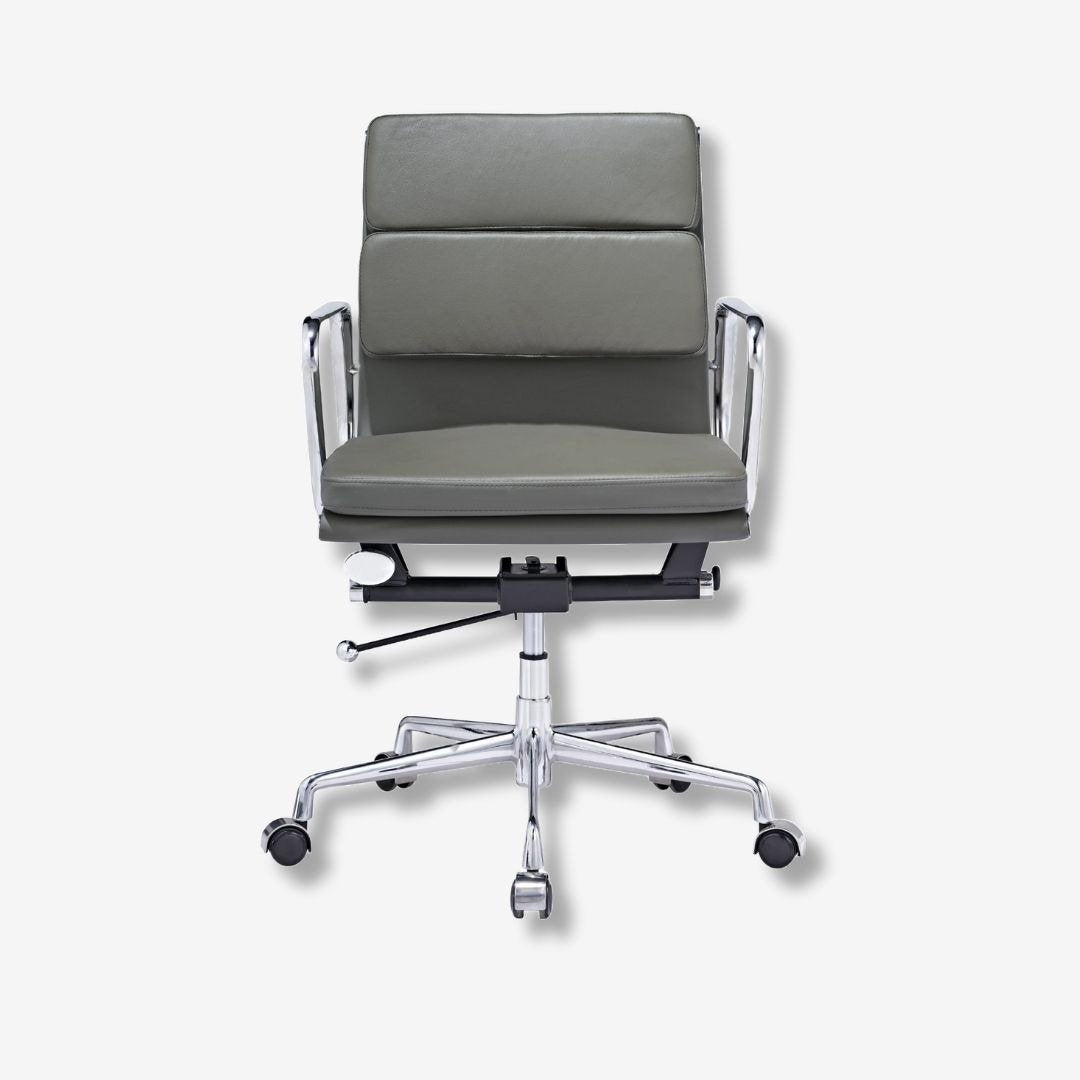 Eames Low Back Soft Pad Office Chair EA217 - Grey