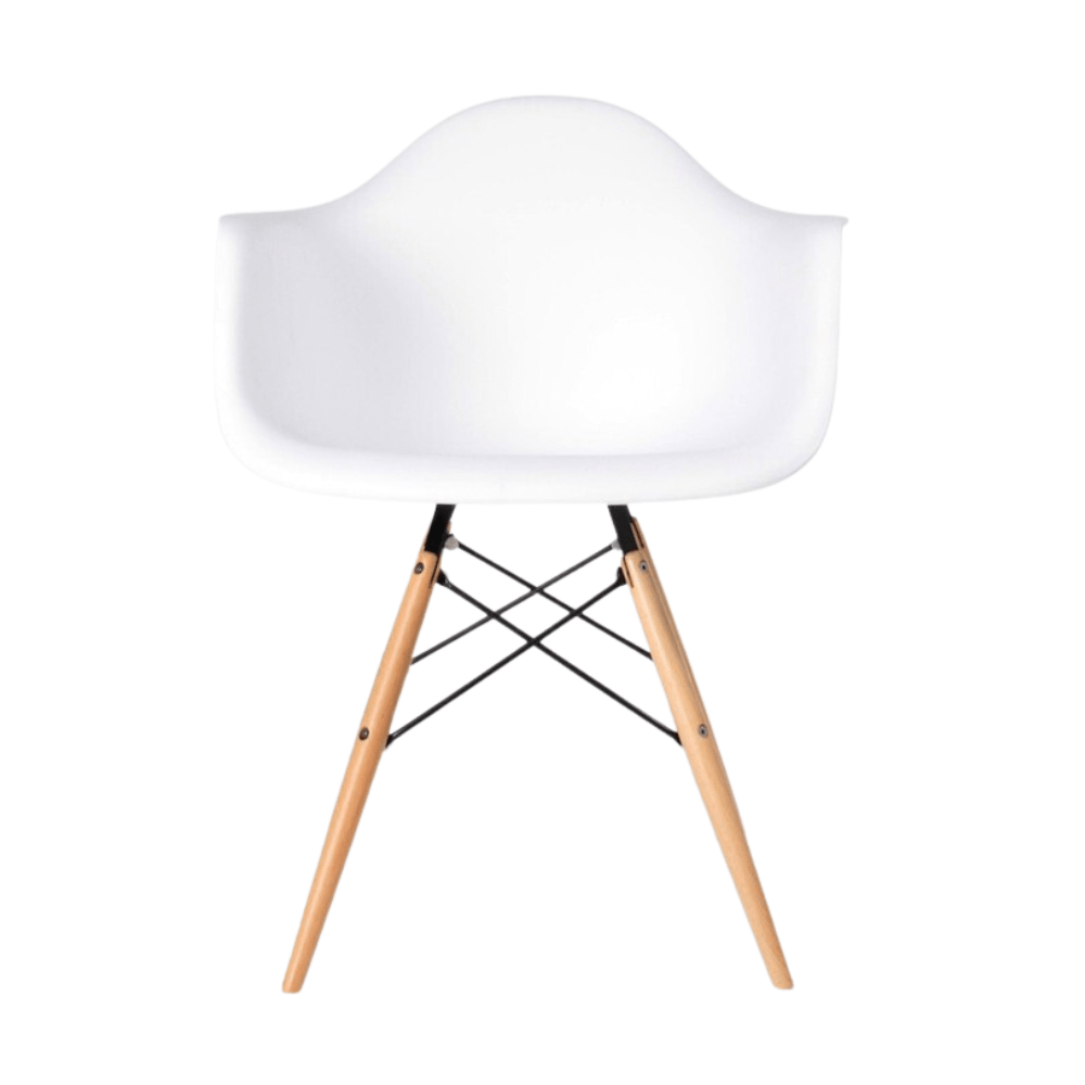 Eames Dining Side Armchair - DAW |White