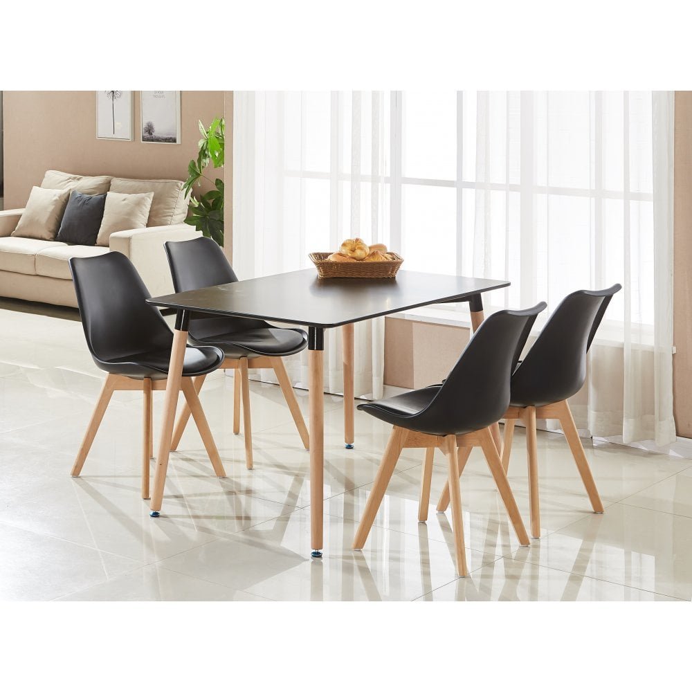 Modern Tulip Dining Chair - Black | Iconic Design for Modern Living