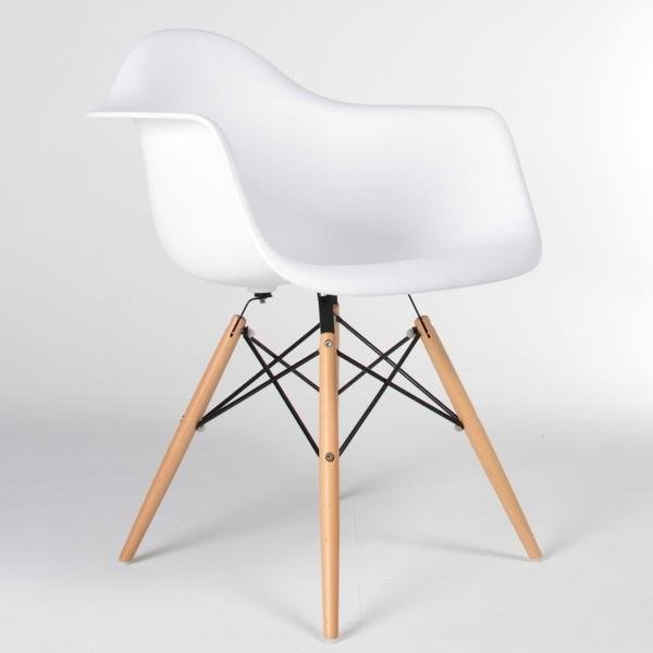 Eames Dining Side Armchair - DAW | Black
