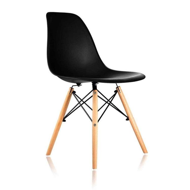 Eames DSW Dining Side Chair | Black - Modern Iconic Design