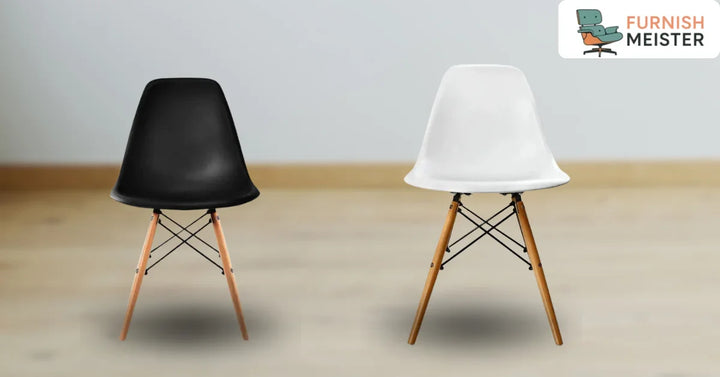 Eames dining chair replica DSW style in modern dining room 
