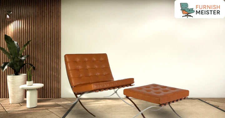 Barcelona Chair with Footrest UK