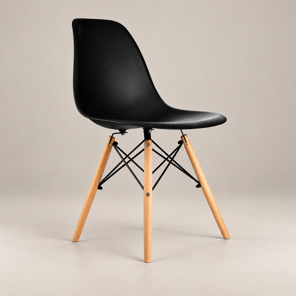 Buy Eames Dining Side Chair - DSW | Black