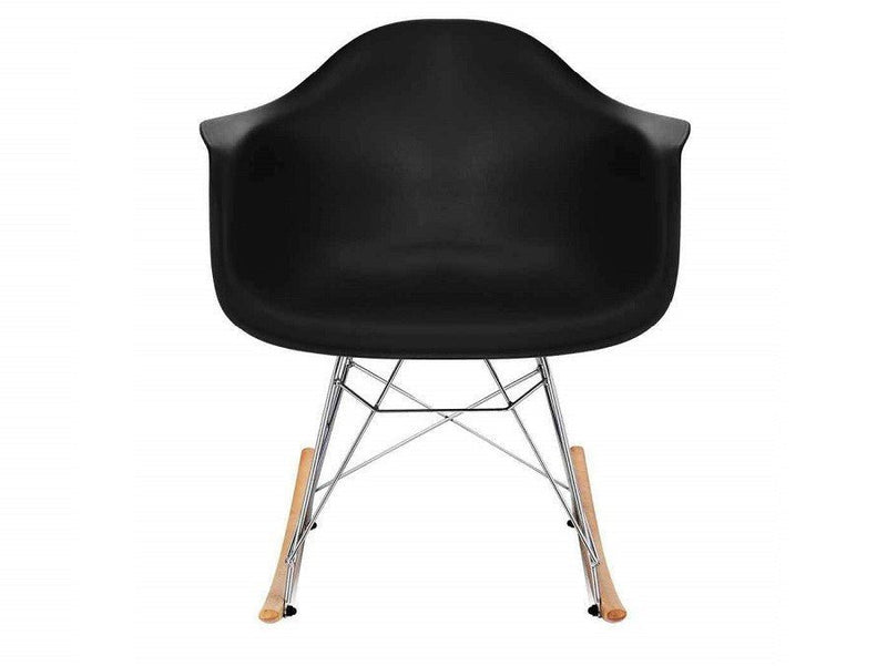 Eames schommelstoel - RAR | Zwart 
