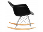 Eames schommelstoel - RAR | Zwart 