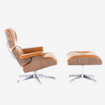 Eames Lounge Chair &amp; Ottoman – Walnut Wood | Dark Brown
