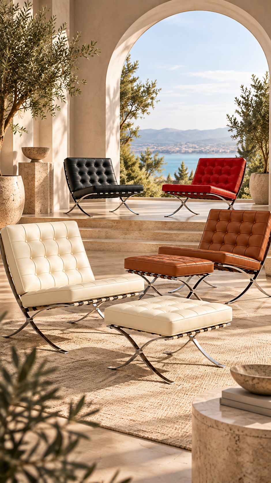 Buy Barcelona Chair Original Replica Online: Furnish Meister