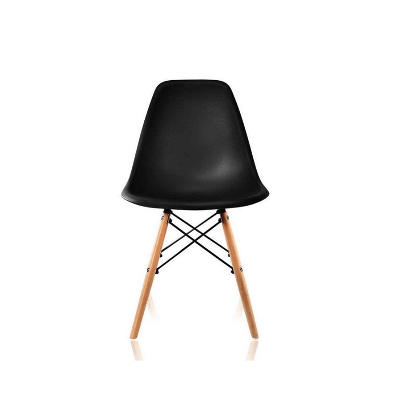 Eames Dining Side Chair - DSW  Black