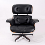 Charles Eames lounge chair and ottoman in rosewood Brown