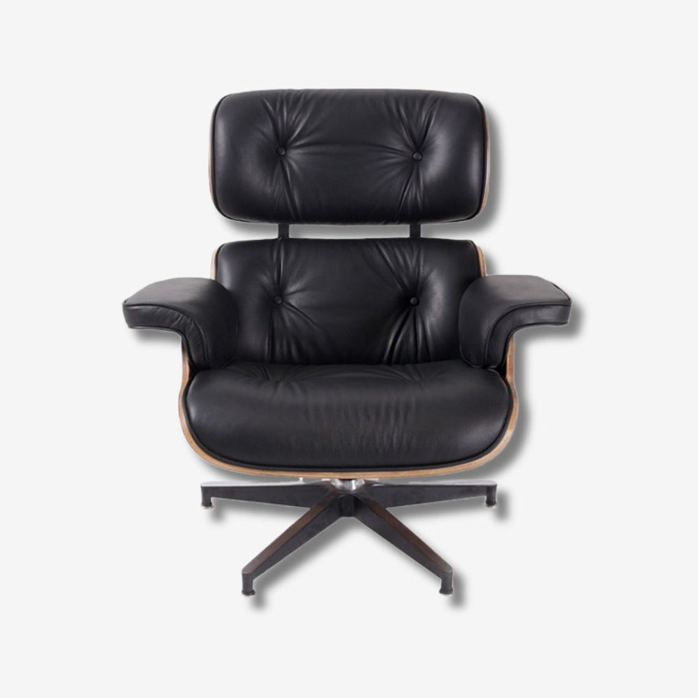 Eames Lounge Chair & Ottoman – Walnut Wood | Black