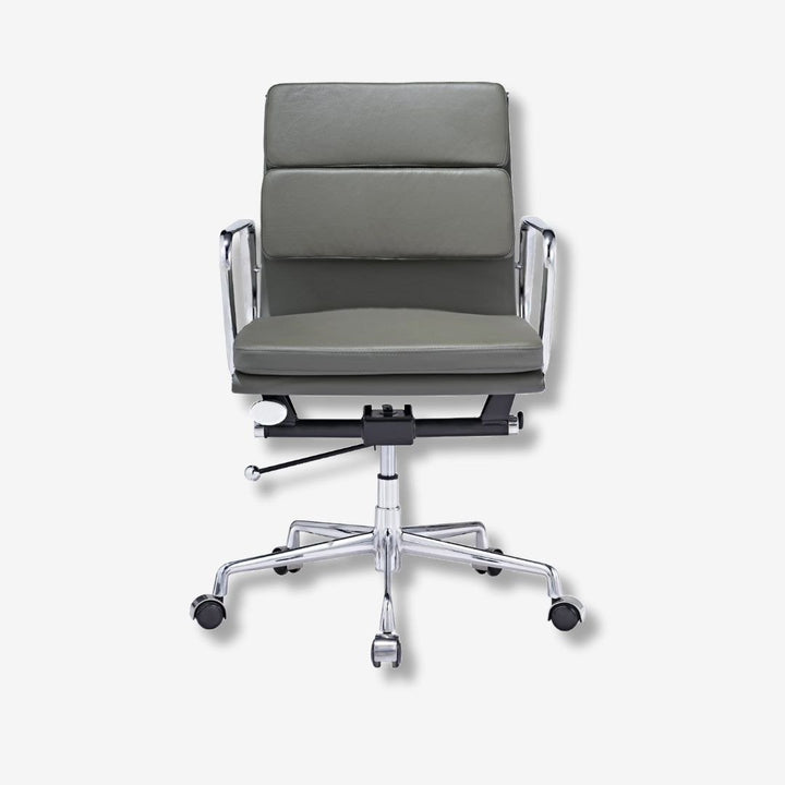 Eames Low Back Soft Pad Office Chair EA217 - Dark Grey