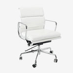 Eames Low Back Soft Pad Office Chair EA217 - White