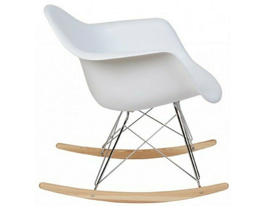 Eames Rocking Arm Chair - RAR | White