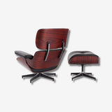 Lounge Chair Ray Eames: Dark Rosewood Black