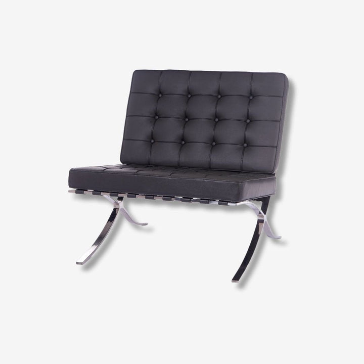 Mies Premium Barcelona Chair - Black Leather