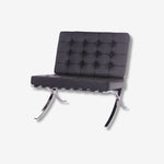 Mies Premium Barcelona Chair - Black Leather