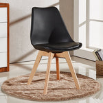 Modern Tulip Dining Chair - Black | Sleek Design for Contemporary Interiors